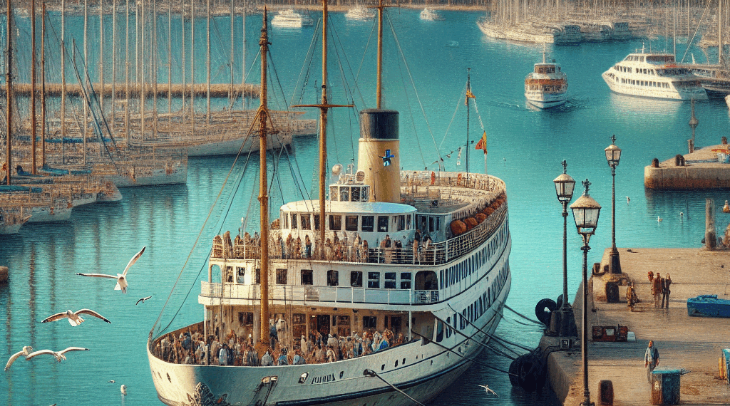 un crucero que ya ha llegado a Palma. – Dimension Turistica Magazine