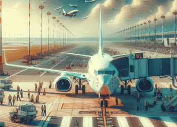 Un ejemplo de aviación planeada