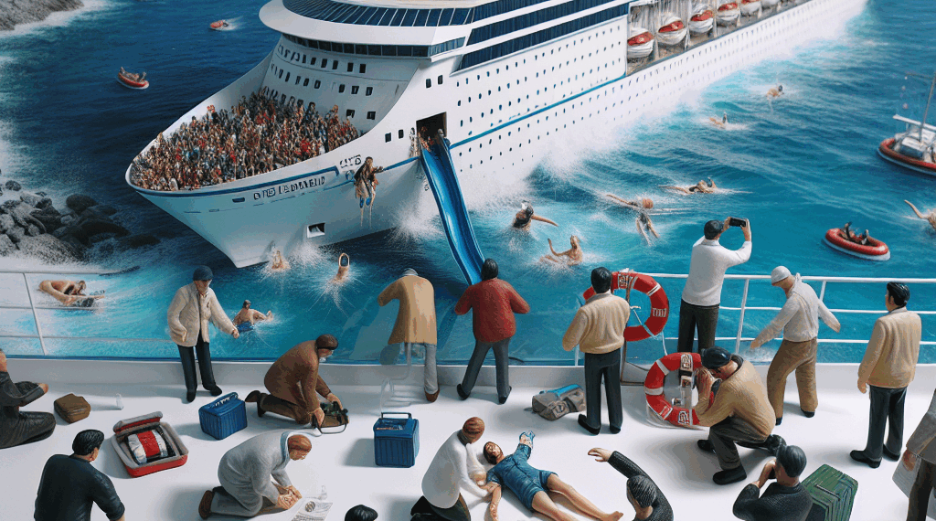 un pasajero resulta herido en el tobogán del crucero más grandes del mundo