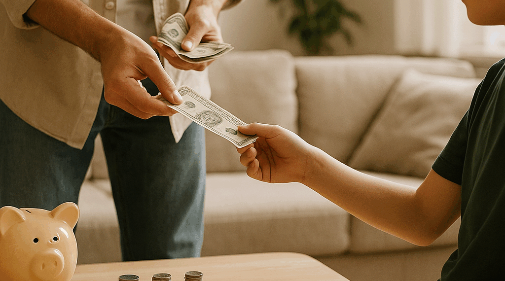 usa la mesada como herramienta para enseñar a tus hijos a manejar el dinero