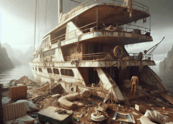 Familias interrumpen sus vacaciones en un yate de lujo debido a excesos de alcohol, vómito en las piscinas y numerosas peleas a bordo.