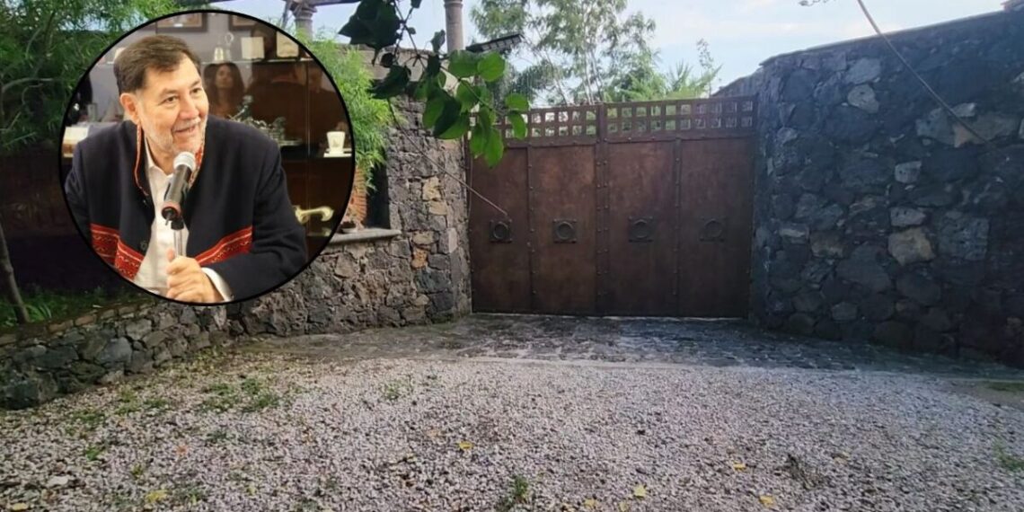 Vecinos de Tepoztlán acusan a Fernández Noroña por usar espacio público para su casa