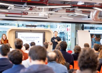 Vocal Image CEO Nick Lakhoikaat AI Startup Program launch event