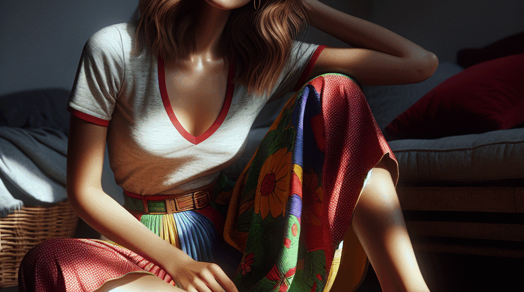 Zapatos Mary Jane, falda estampada y camiseta, la combinación ganadora de Katie Holmes