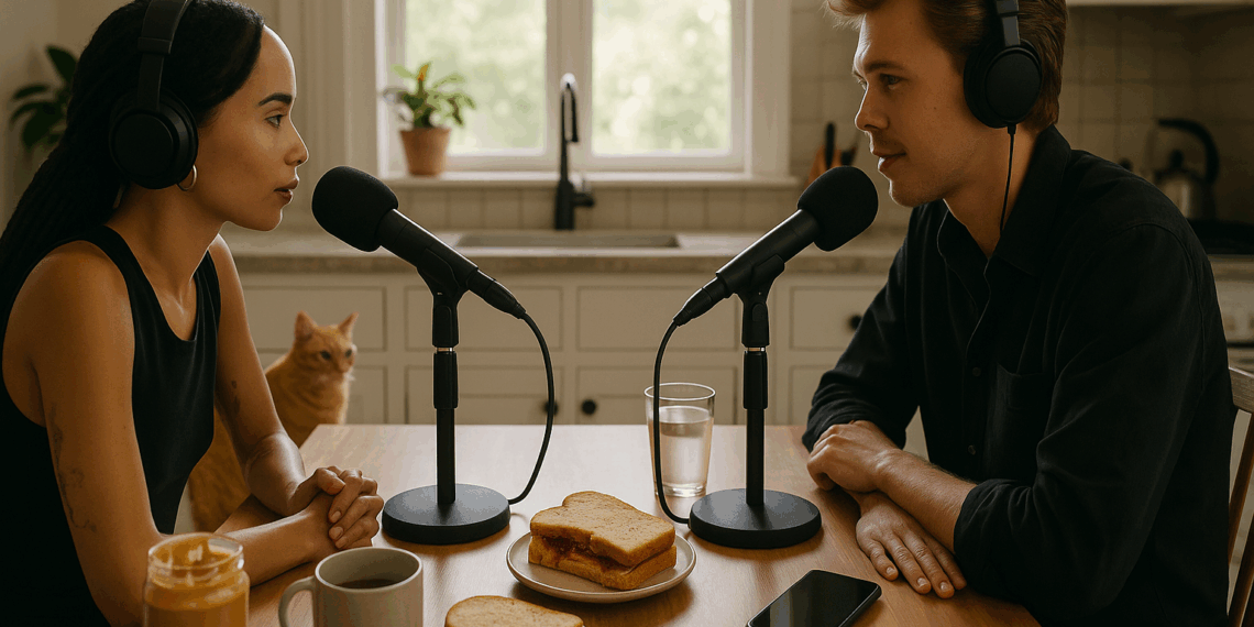 Zoë Kravitz y Austin Butler Hablan sobre Accesorios, Podcasts y Sandwiches de Mantequilla de Maní en el Nuevo Episodio de ‘A Boca de Jarro’