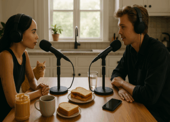 Zoë Kravitz y Austin Butler Hablan sobre Accesorios, Podcasts y Sandwiches de Mantequilla de Maní en el Nuevo Episodio de ‘A Boca de Jarro’