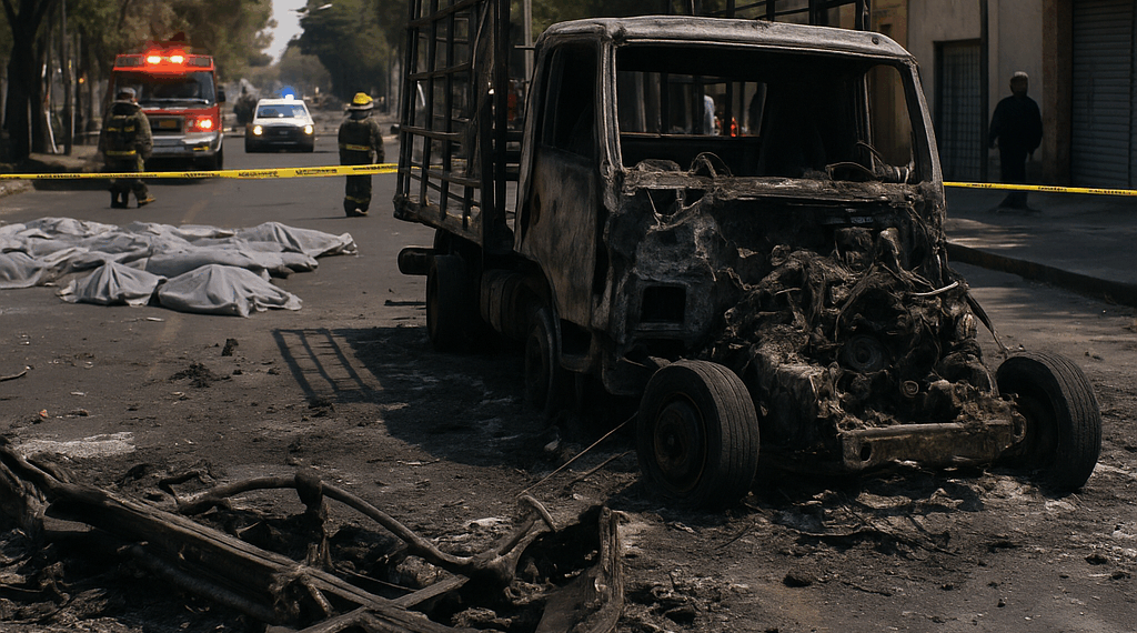 Van 17 muertos y 35 hospitalizados por explosión de pipa en CDMX