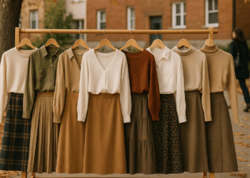 6 faldas para llevar con blusas elegantes en otoño 2025