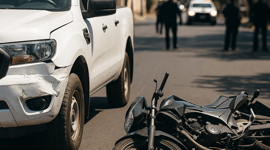 #Morelia Chocan Camioneta Y Moto En Av. Siervo De La Nación; Hay 1 Lesionado - Changoonga.com