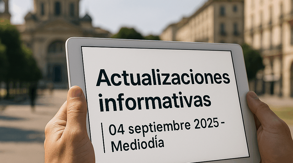 Vídeo. Últimas noticias | 04 septiembre 2025 - Mediodía