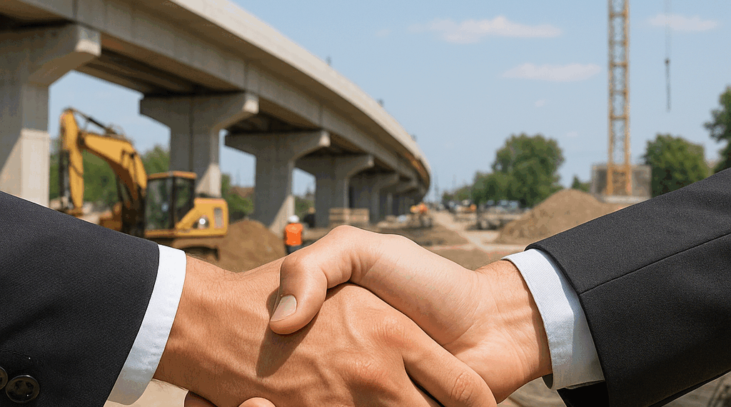 Modern data center with servers with lights on them.