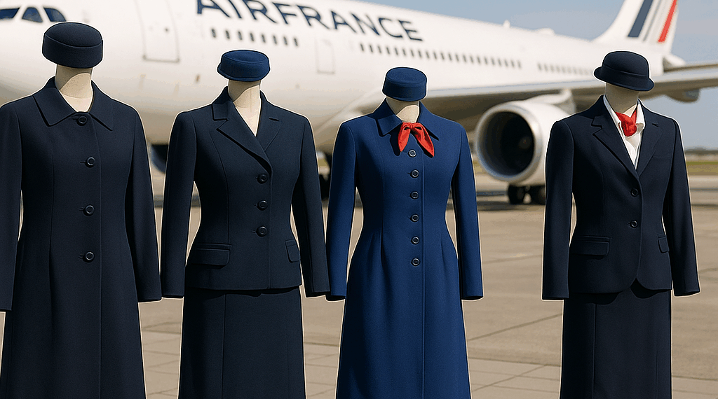 Air France nos invita a viajar por 90 años de historia a través de sus uniformes más emblemáticos