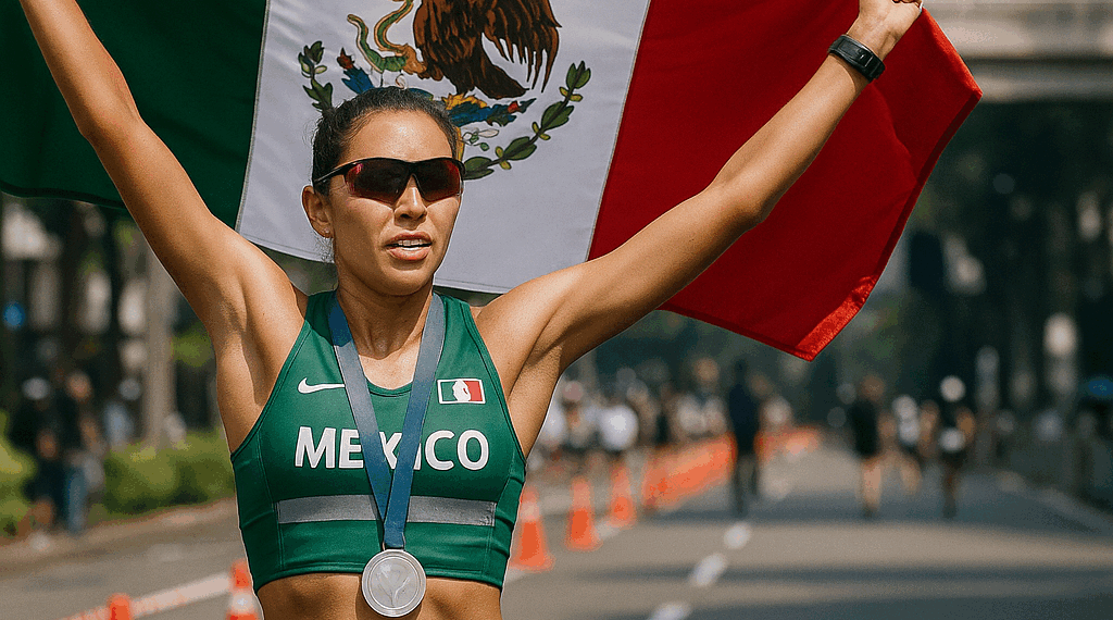 La mexicana Alegna González gana plata en los 20 km marcha del Mundial de Tokio 2025