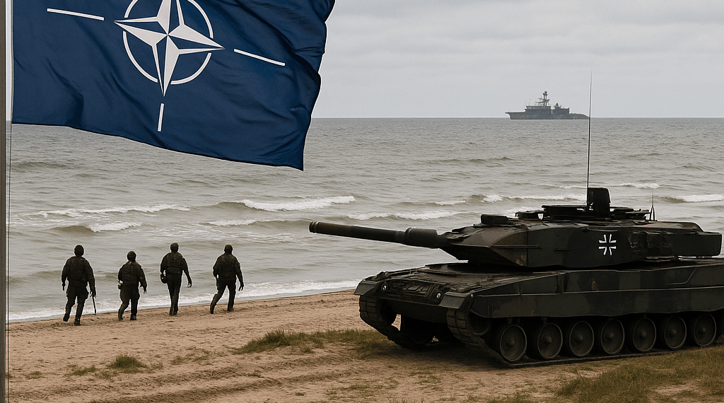 Alemania lidera las maniobras militares de la OTAN en el mar Báltico en plena tensión con Rusia
