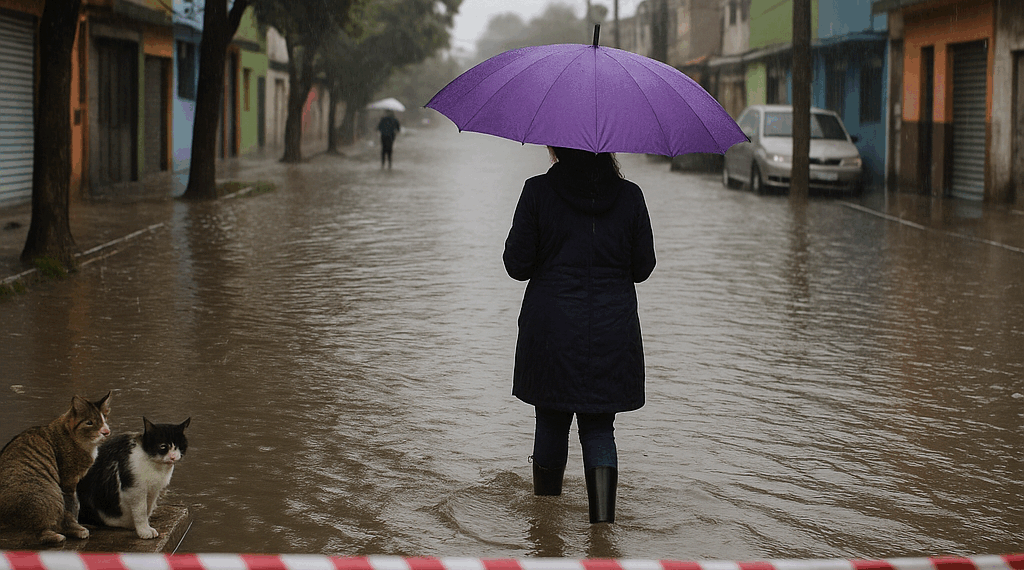 Activan alerta púrpura en Iztapalapa por lluvias; Metro Línea A y el AICM reportan afectaciones