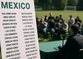 Revelan convocatoria de la Selección Mexicana para el Mundial 2025