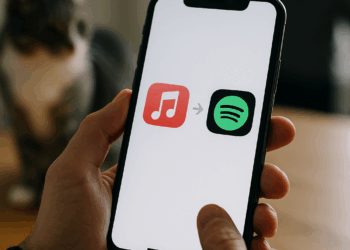Apple Music&apos;s transfer song options with different music platforms shown.