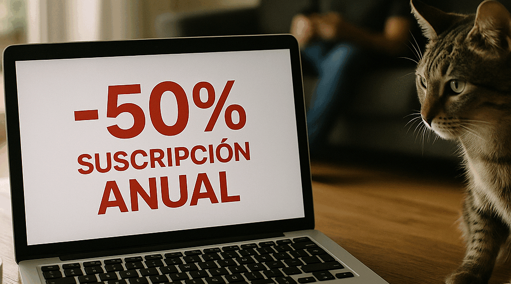 Get 50 percent off annual subscriptions