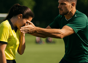 La Jornada - Árbitra es agredida por jugador en partido del futbol colombiano