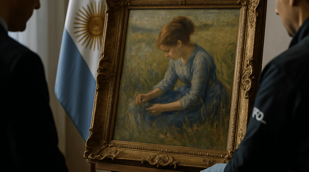 Argentina recupera cuadro robado por nazi fugitivo durante Segunda Guerra Mundial