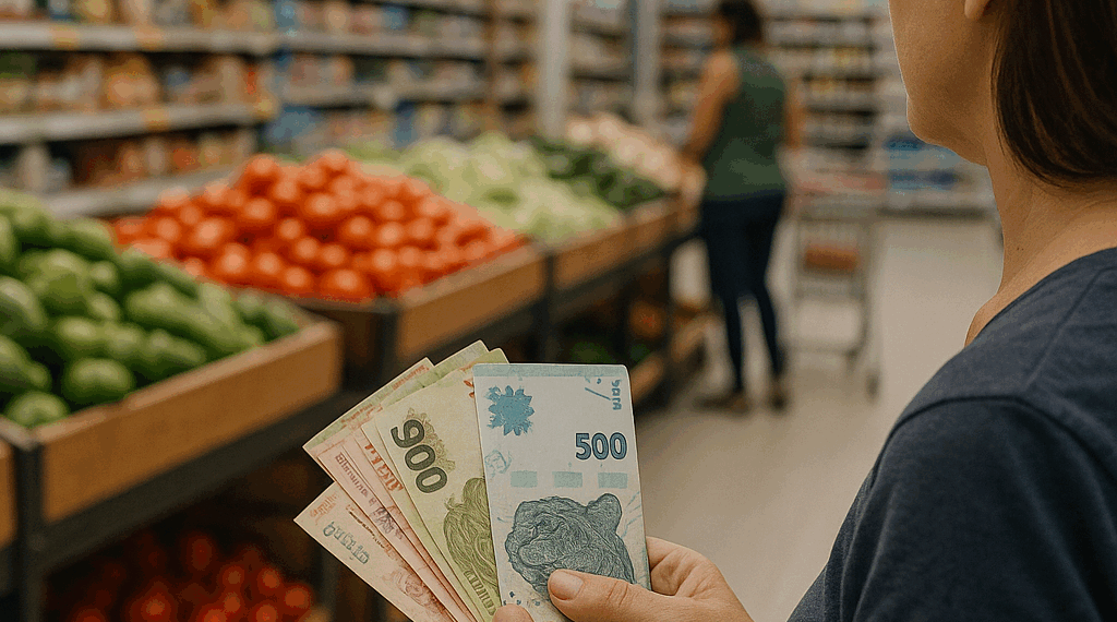 Argentina registró inflación de 1.9% en agosto