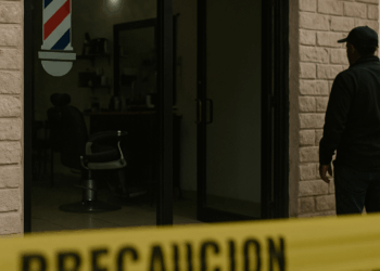 Así asaltaron una barbería en la colonia Aquiles Serdán