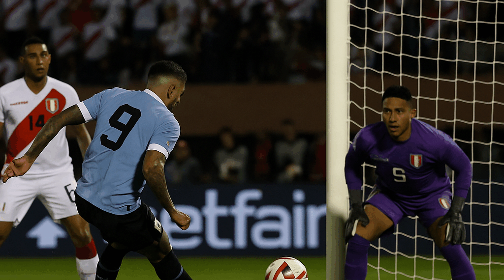 Así fue el golazo de Rodrigo Aguirre contra Perú