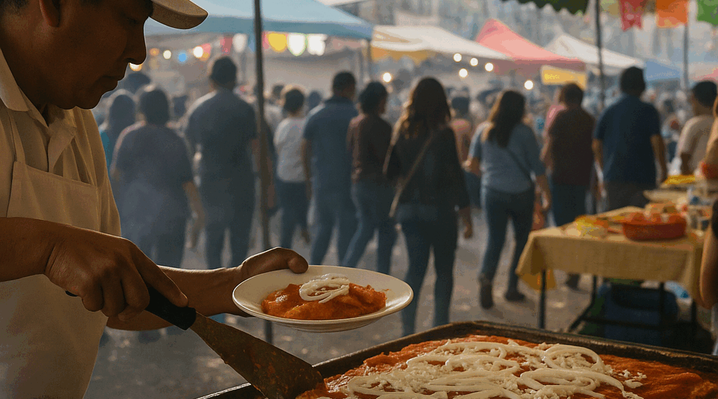 Así se vive la Feria de la Enchilada en la alcaldía Iztapalapa de la CDMX