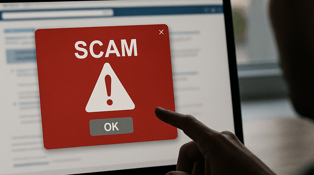 así te estafan con anuncios pop-up