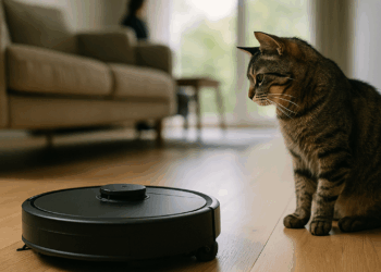 X11 Omni docked in its base station.