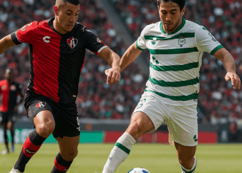Atlas y Santos Laguna igualan en un partido emocionante