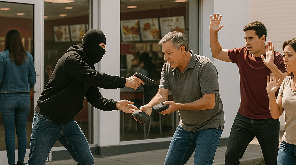 Ladrones asaltaron KFC de Mayorazgo