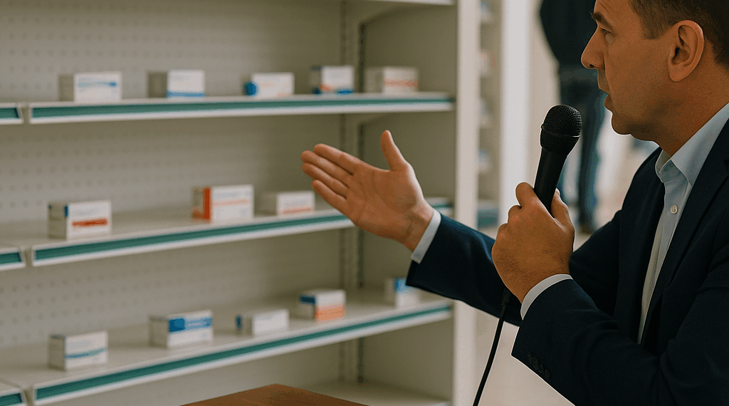 El gobierno exhibe a farmacéuticas por incumplir con medicamentos: "Impiden el abasto al 100%"
