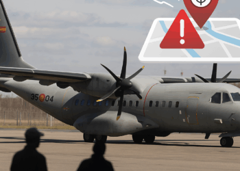 Un avión militar español con Robles a bordo sufre un intento de anular su GPS a su paso por Rusia