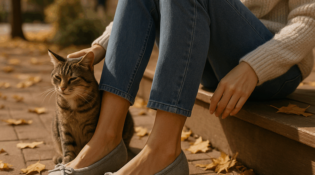 Zapatos planos UGG con borde de lana, las bailarinas cómodas que llevaré en otoño 2025