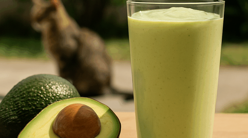 Batido de ‘casi solo’ aguacate