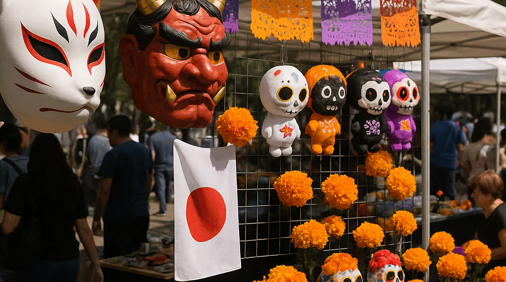 Bazarcito japonés de CDMX edición Yokai por Día de Muertos
