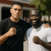 David Benavidez presume foto con Crawford tras derrota de Canelo Álvarez