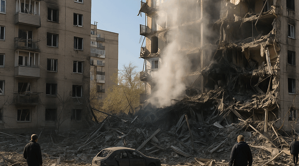 Vídeo. Ataques aéreos rusos matan a 3 personas y hieren a 2 en Zaporiyia