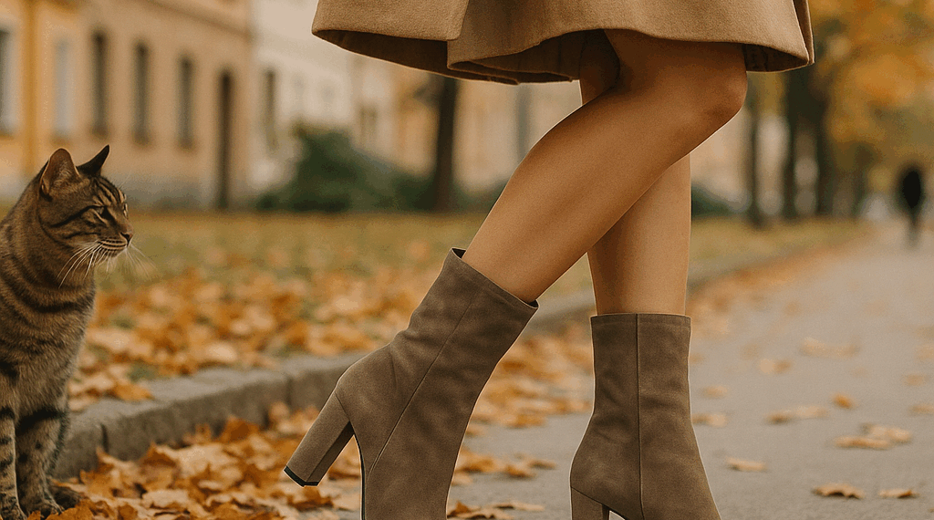 Las botas de tacón kitten más elegantes para llevar en otoño 2025 con vestidos, faldas y pantalones