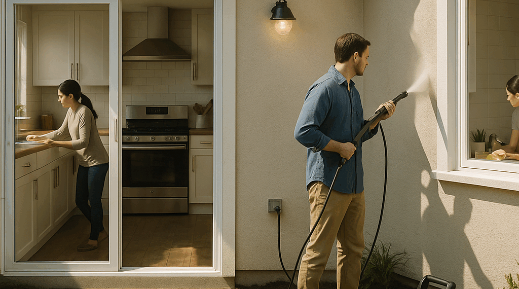 limpia cocina, baño y hasta exteriores