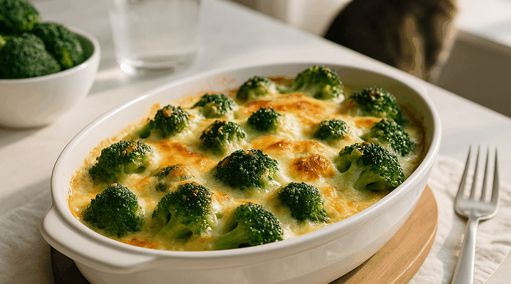 Brócoli capeado con salsa de queso, la forma más sabrosa de comer verduras sin extrañar la carne