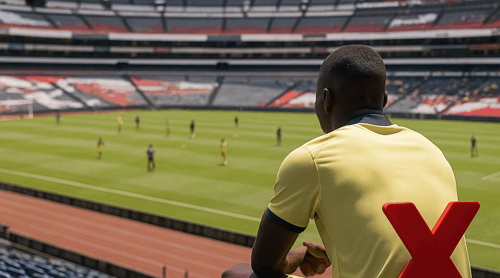 José Caicedo es suspendido un partido y se pierde el Clásico Capitalino de América vs Pumas