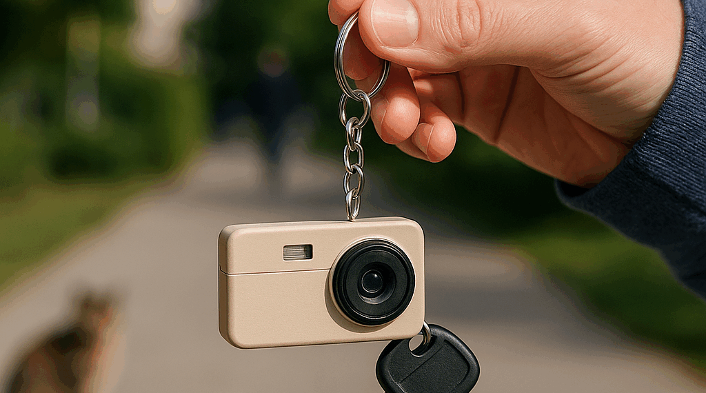 Kodak's mini camera fits on your keyring and is smaller than an AirPods case