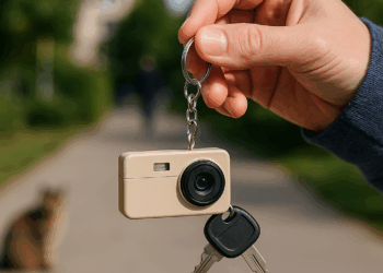 Kodak's mini camera fits on your keyring and is smaller than an AirPods case