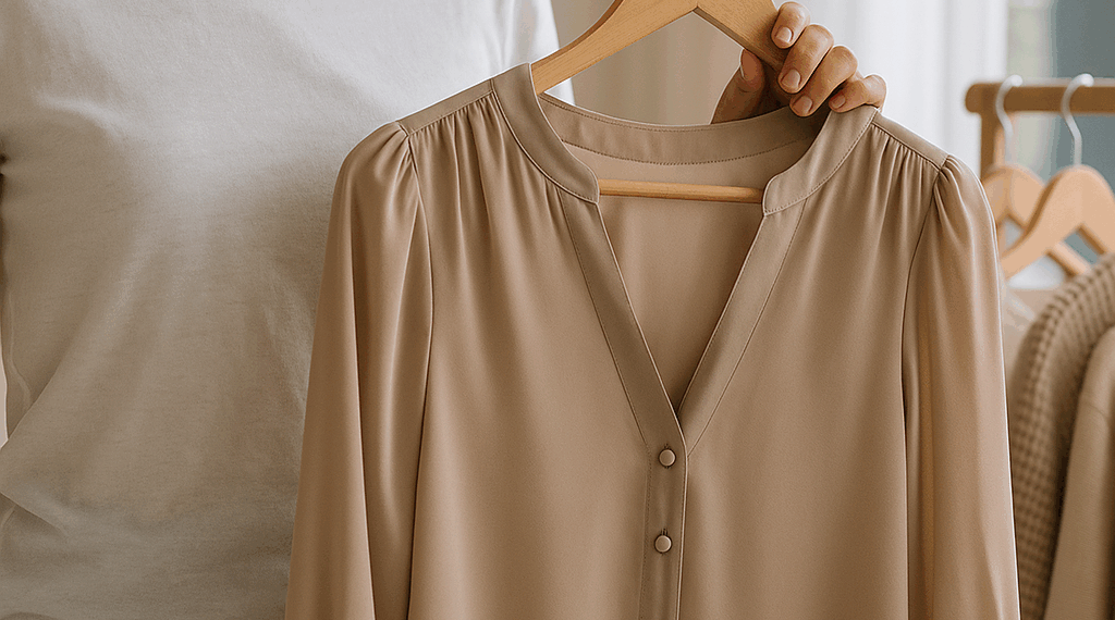 Cambia tu camiseta blanca por una blusa de punto para lucir más elegante en otoño 2025