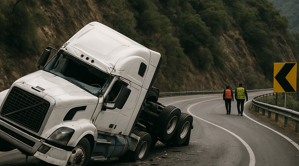 Michoacán Volcó Tráiler En "Curva del Diablo" En La Uruapan - Paracho - Changoonga.com
