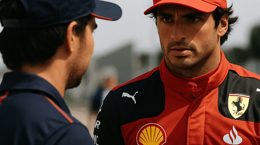 Carlos Sainz se acuerda de Checo Pérez al criticar a Liam Lawson