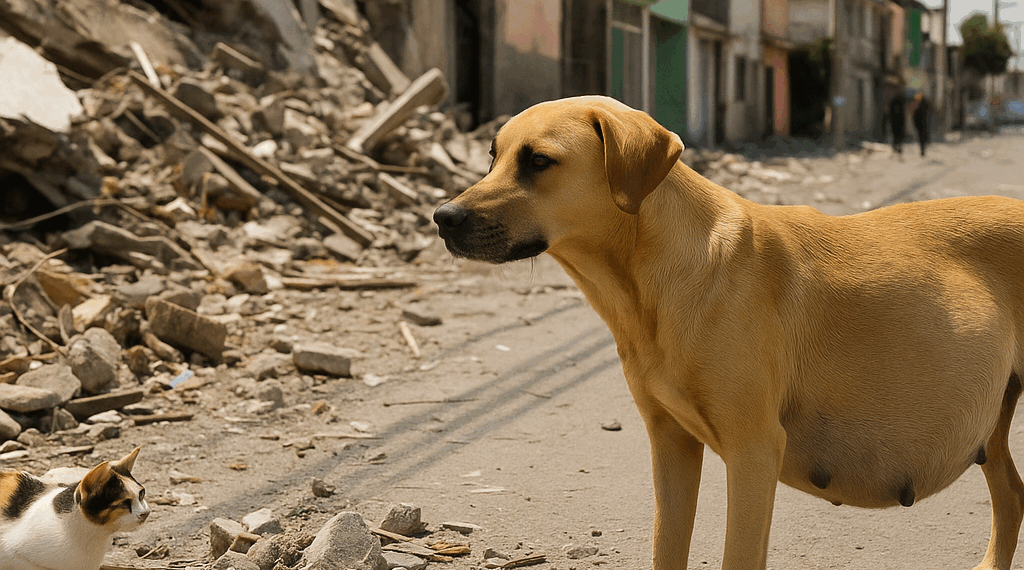 Cereza, Perrita Embarazada, Sobrevive A Explosión En Iztapalapa - Changoonga.com