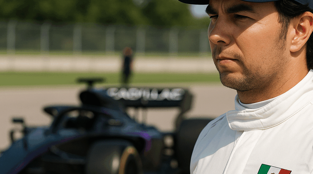 Checo Pérez visita la sede de Cadillac F1 y deja un mensaje al personal